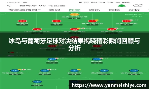 冰岛与葡萄牙足球对决结果揭晓精彩瞬间回顾与分析